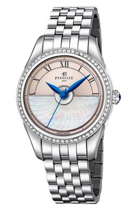 Часы diamond flower PERRELET бесцветного цвета по цене 1097400 руб., арт. A2066/8, фото 1 Часы diamond flower PERRELET, арт. A2066/8, фото 1