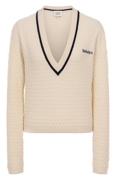 Женский кашемировый пуловер frame x sotheby&#039;s FRAME DENIM, арт. WE25KSW046