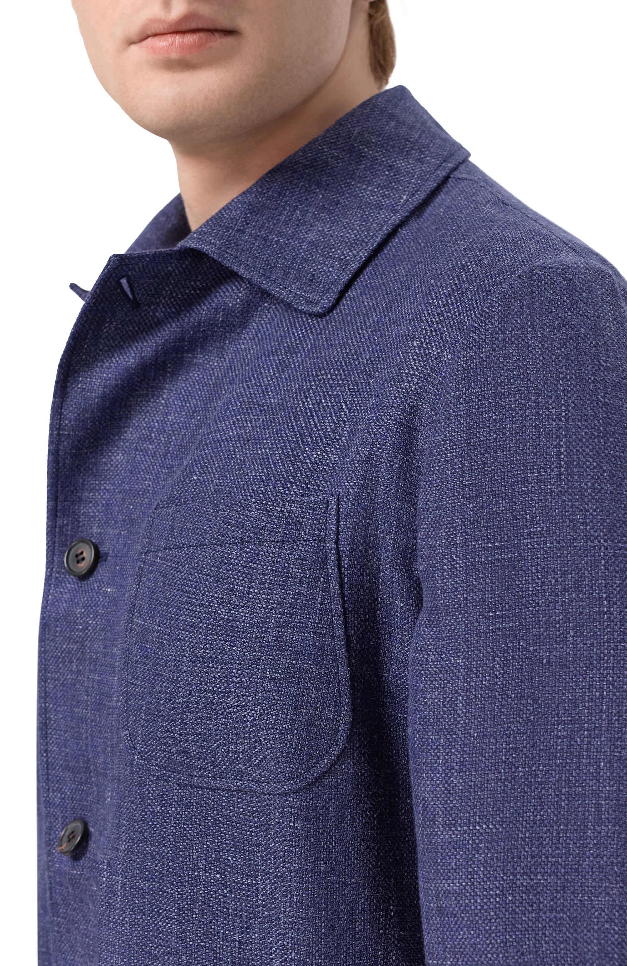 Пиджак изо льна и шерсти CORNELIANI, арт. 27XL50/2718258, фото 5