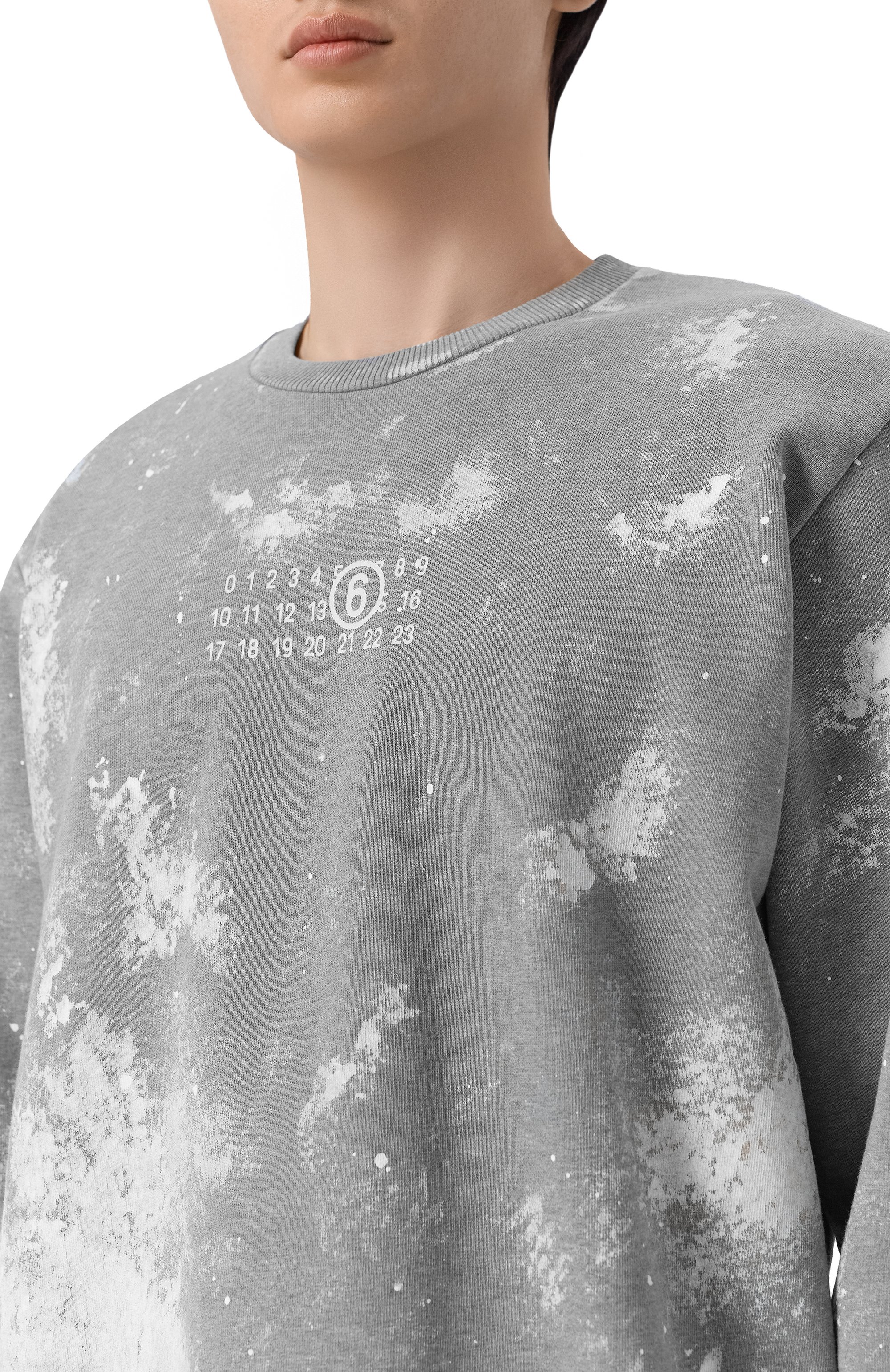 Хлопковый свитшот MM6, арт. SH2GU0033/S25337, фото 5