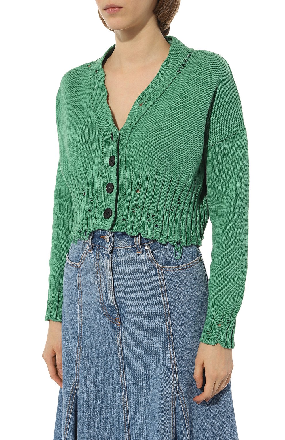 Хлопковый кардиган MARNI, арт. CDMD0223A1/UFC652, фото 3