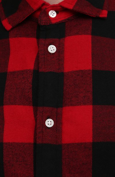 Хлопковая рубашка POLO RALPH LAUREN красного цвета по цене 12850 руб., арт. 211846917, фото 5 Хлопковая рубашка POLO RALPH LAUREN, арт. 211846917, фото 5