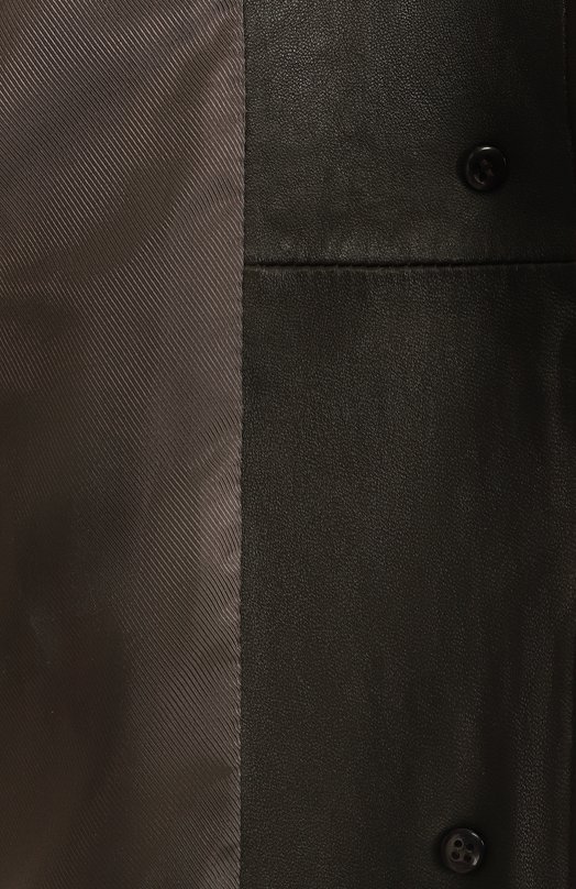 Кожаная куртка Weekend Max Mara PETRA Коричневый  PETRA Фото 7