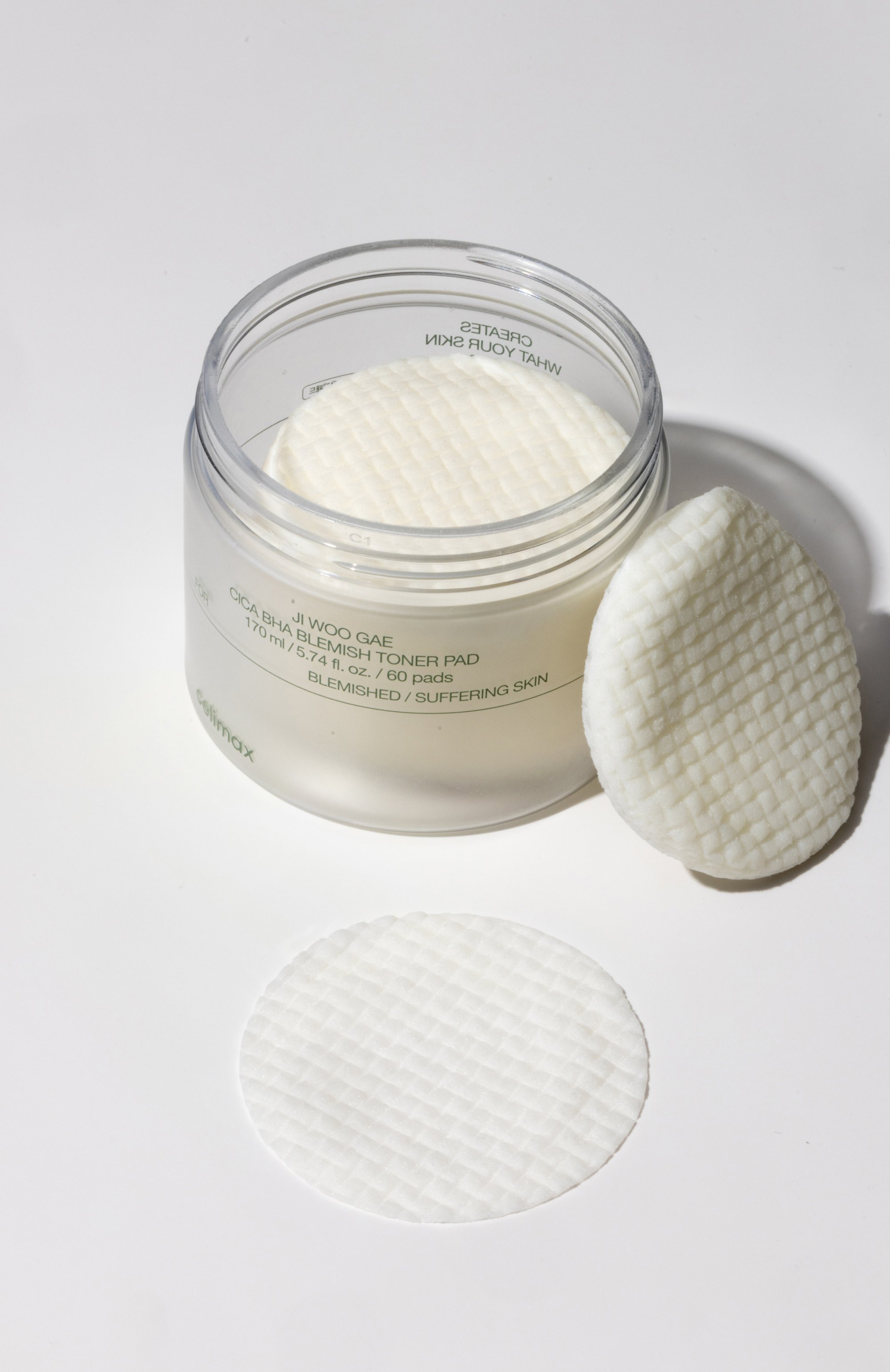 Тонер-пэды ji woo gae cica bha blemish toner pad (60шт.) CELIMAX, арт. 8809783321225, фото 3