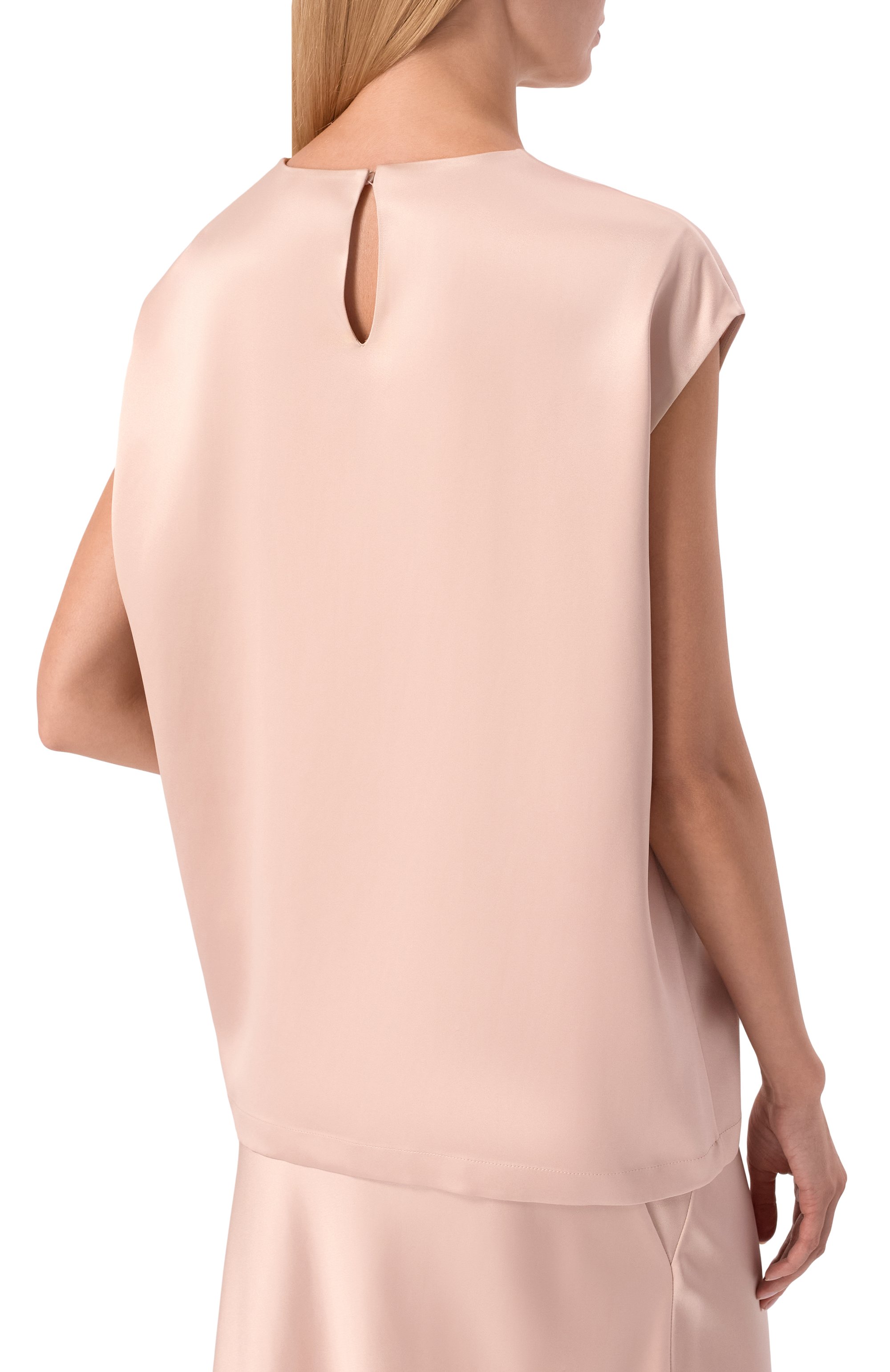 Атласный топ MVST, арт. M26.2PW.B033/F096 D0UBLE SATIN, фото 4