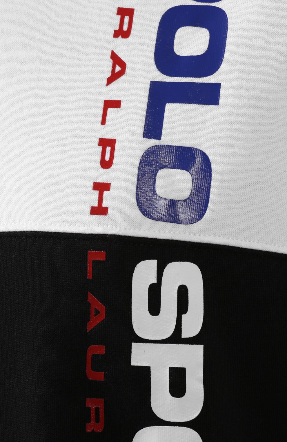 Хлопковое худи POLO RALPH LAUREN черно-белого цвета по цене 13550 руб., арт. 211764883, фото 5 Хлопковое худи POLO RALPH LAUREN, арт. 211764883, фото 5