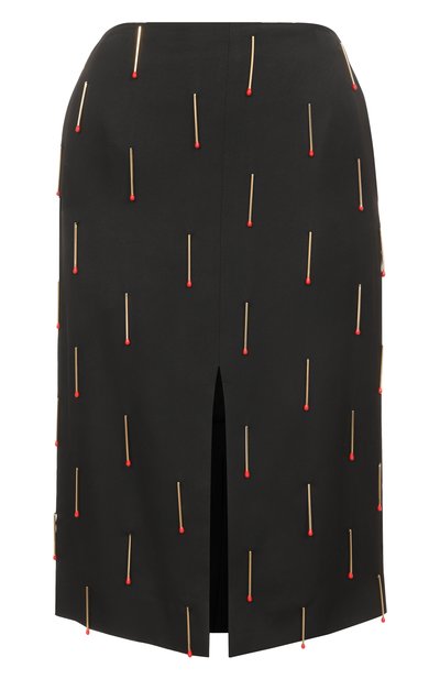 Женская юбка из вискозы BOTTEGA VENETA, арт. 832221/V35B0