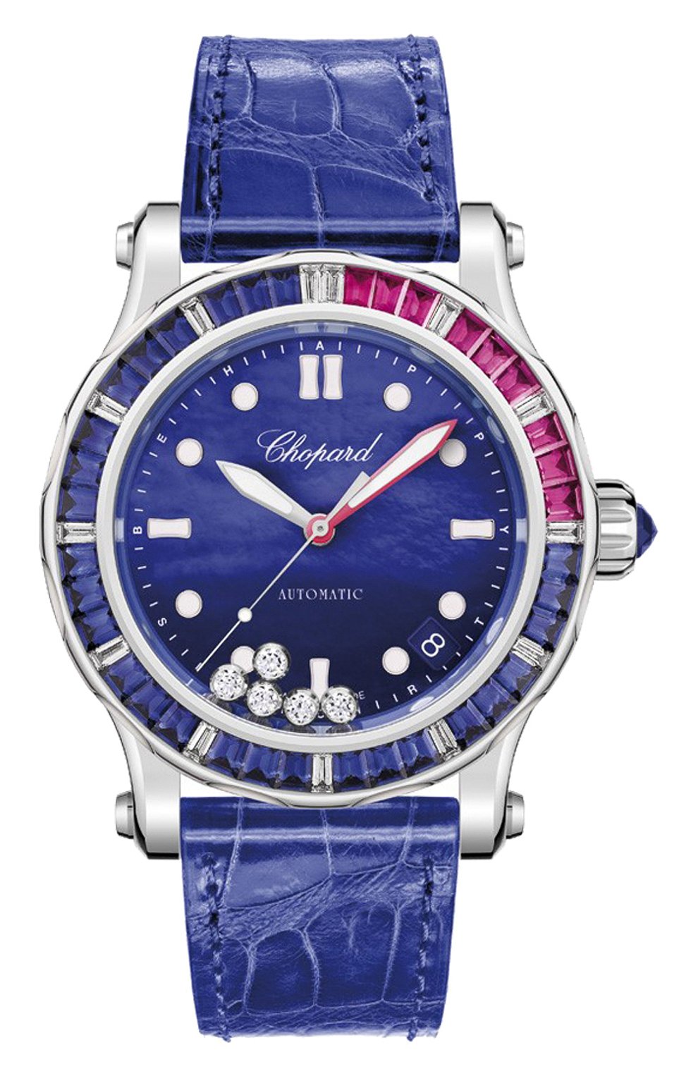 Часы happy sport white gold pink CHOPARD, арт. 274945-1002, фото 1