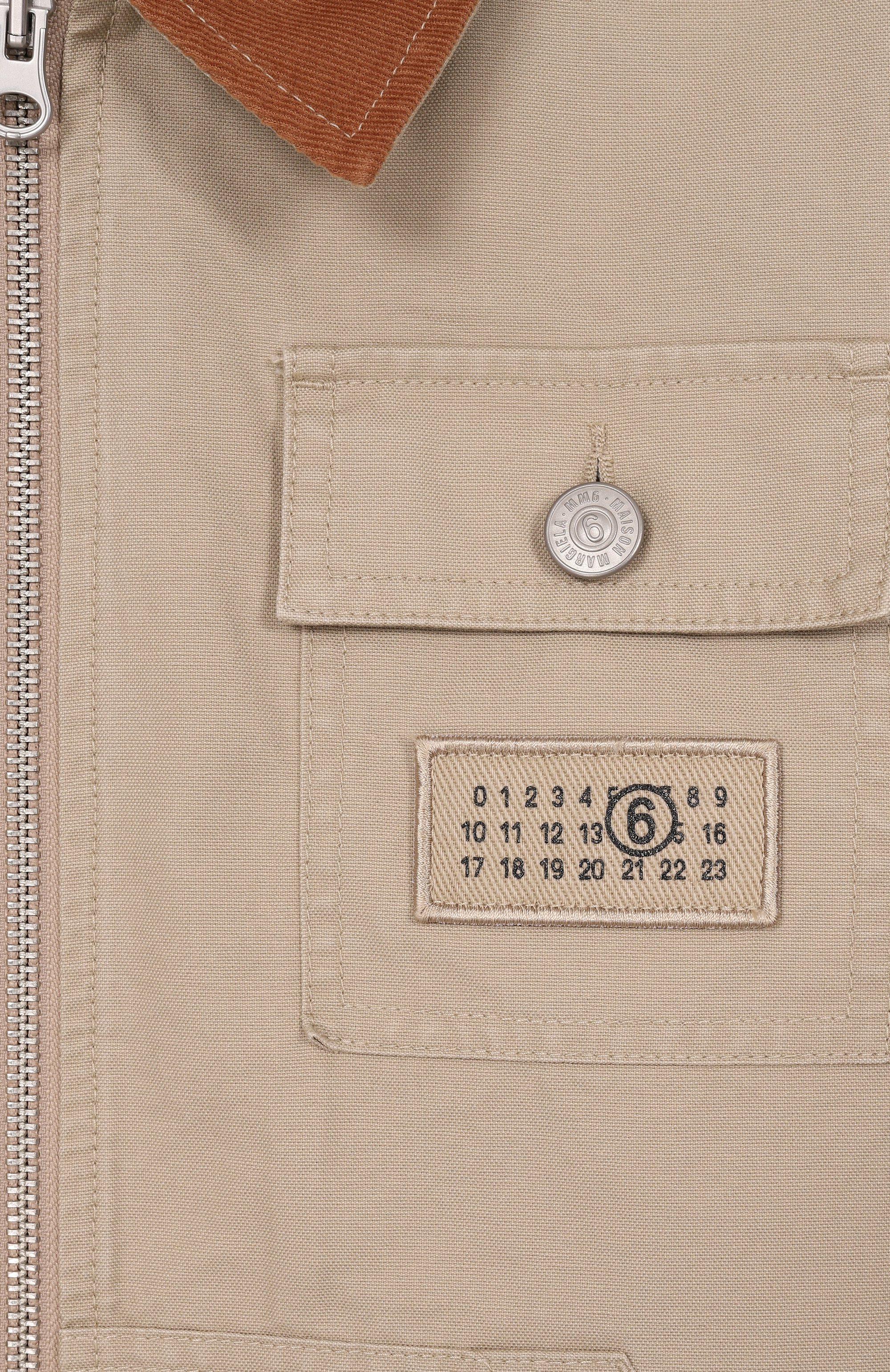 Хлопковая куртка MM6, арт. M60930/MM07D, фото 3