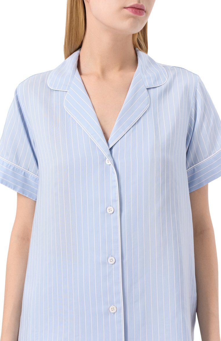 Женская пижама из в�искозы и шелка ZIMMERLI голубого цвета, арт. 5149-11102 | Фото 7 (Нос: Не проставлено; Материал внешний: Вискоза)