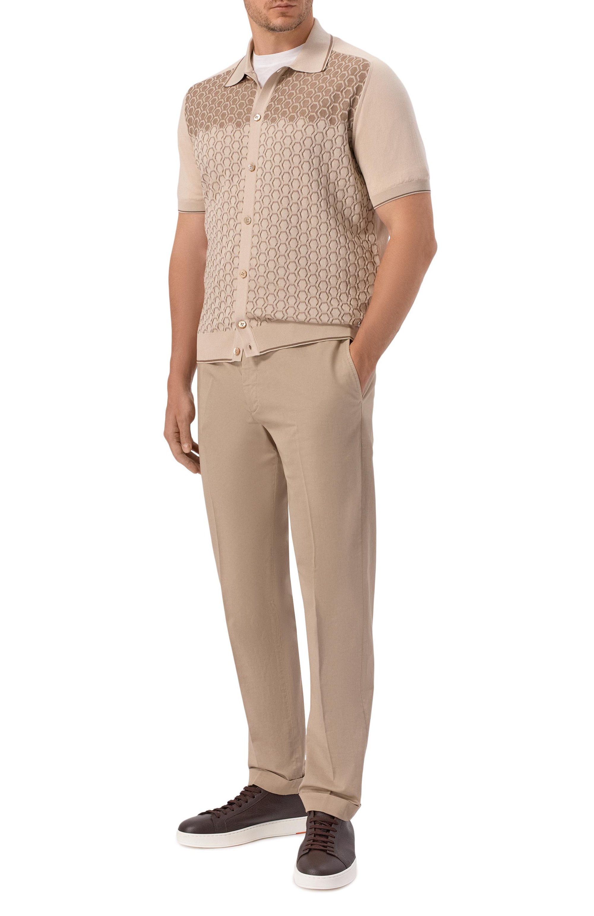 Рубашка из шелка и хлопка STEFANO RICCI, арт. K818109PAM/F26175_001, фото 2