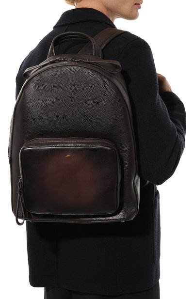 Кожаный рюкзак DOUCAL'S, арт. DZ0005--02PF6430, фото 2