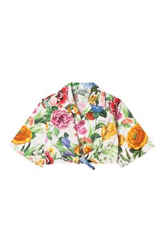 Детское хлопковая рубашка DOLCE & GABBANA разноцветного цвета, арт. L55S69/HS5S5/8-14 | Фото 1 (Случай: Повседневный; Рукава: Короткие; Материал внешний: Хлопок; Ростовка одежда: 4 года | 104 см, 5 лет | 110 см, 6 лет | 116 см, 8 лет | 128 см, 16 лет | 164 см, 10 - 11 лет | 140 - 146см, 2 года | 92 см, 12 лет | 152 см, 3 года | 98 см)
