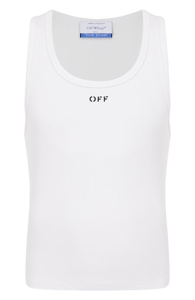Мужская хлопковая майка OFF-WHITE, арт. 0MUY006C99JER001