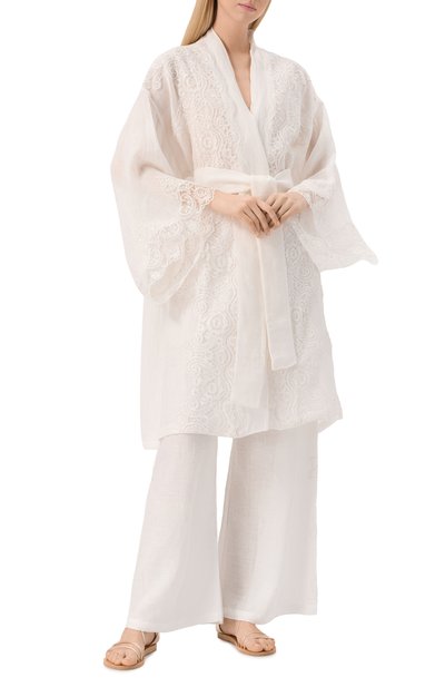 Кимоно изо льна и вискозы MAURIZIO, арт. W07112179, фото 3