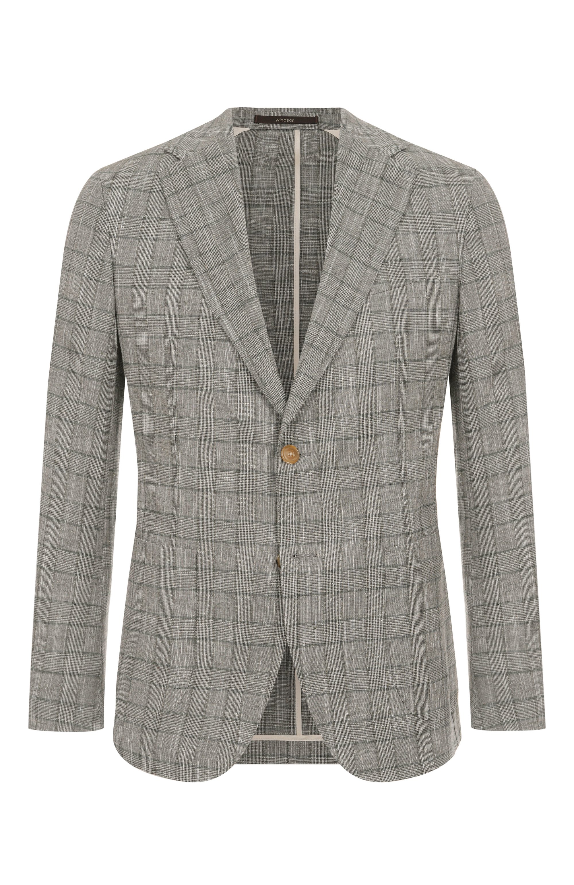 Пиджак из хлопка и шерсти WINDSOR светло-зеленого цвета по цене 96350 руб., арт. 13 GI0RN0 10019056/30045435, фото 1 Пиджак из хлопка и шерсти WINDSOR, арт. 13 GI0RN0 10019056/30045435, фото 1