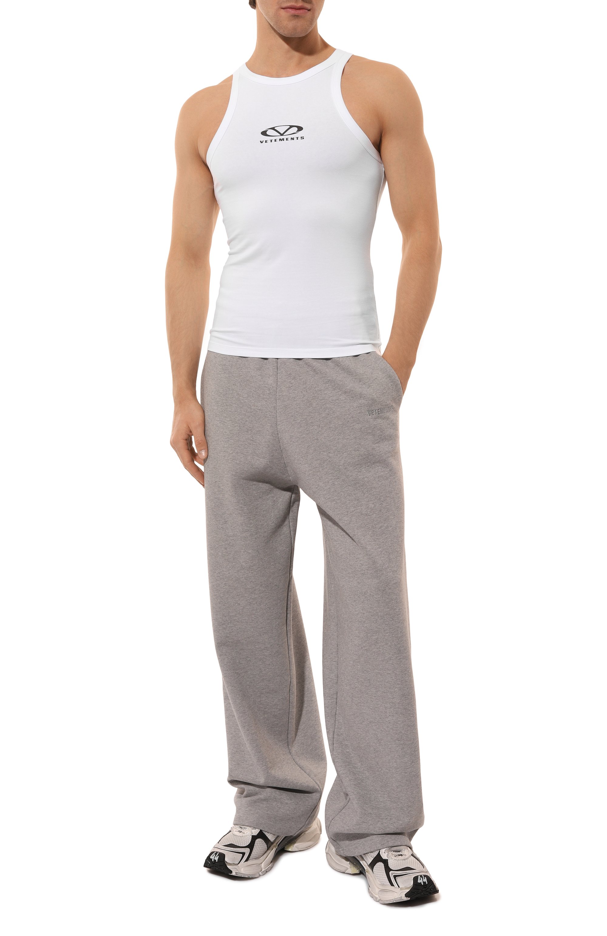 Хлопковая майка VETEMENTS, арт. UA66T0600W, фото 5