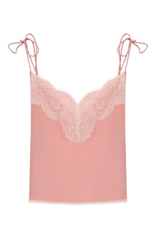 Шелковый топ Valentino 8B3AEBG221B Розовый 8B3AEBG221B