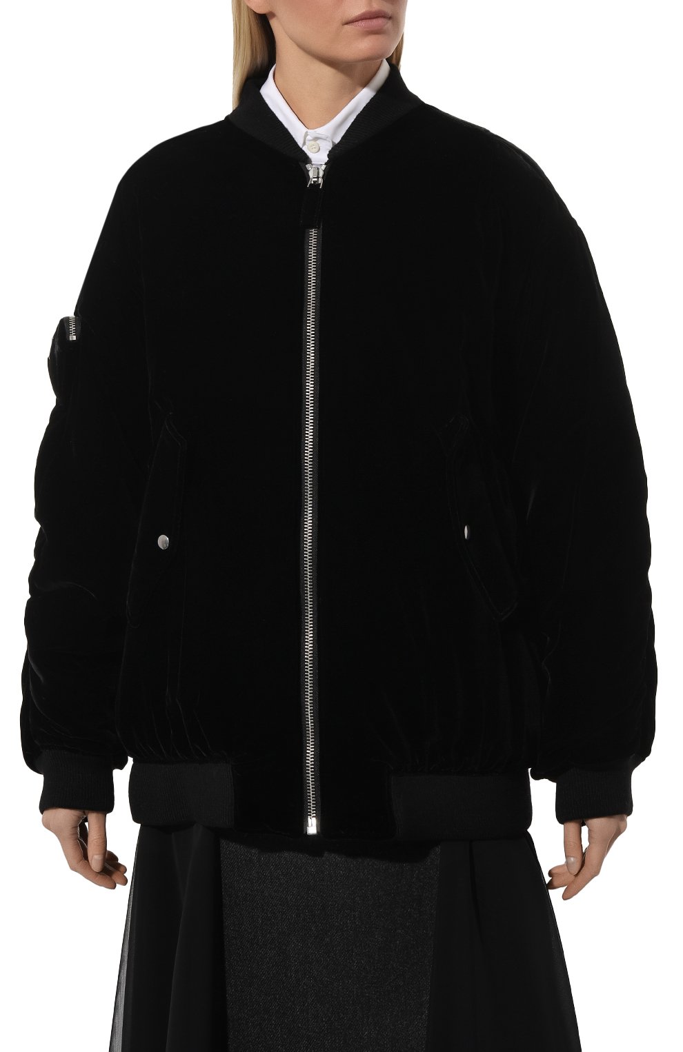 Бомбер из вискозы PRADA, арт. 29Y989-1XJX-F0002-212, фото 3