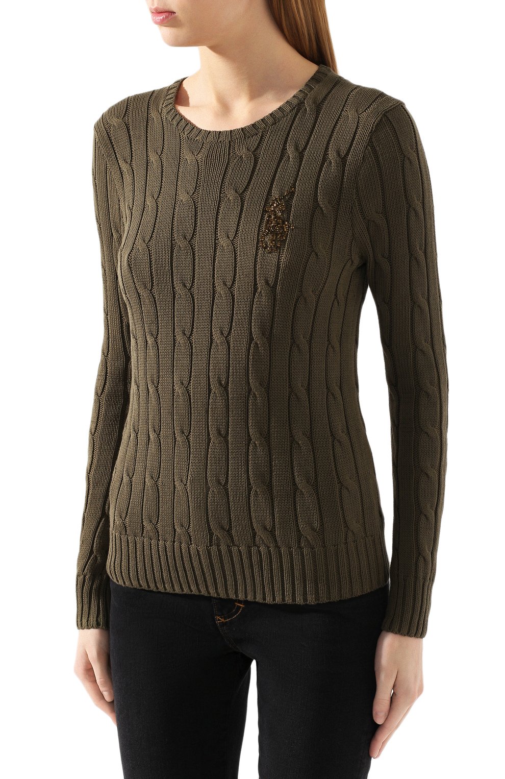 Хлопковый пуловер POLO RALPH LAUREN, арт. 211780365, фото 3
