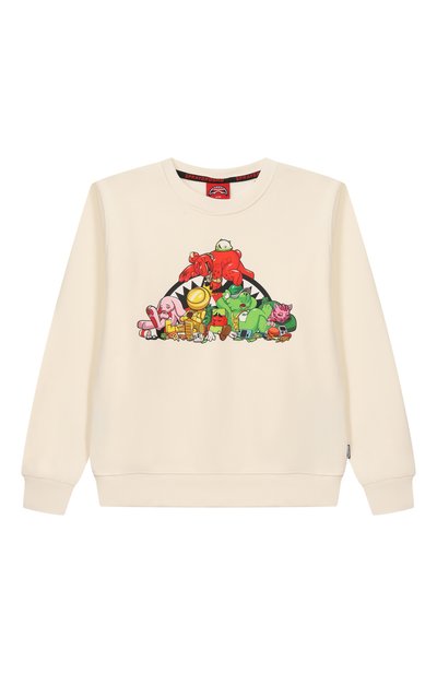 Хлопковый свитшот SPRAYGROUND, арт. SPY1537GIV0/SLEEPY SPRAY SQUAD REGULAR CREWNECK IV