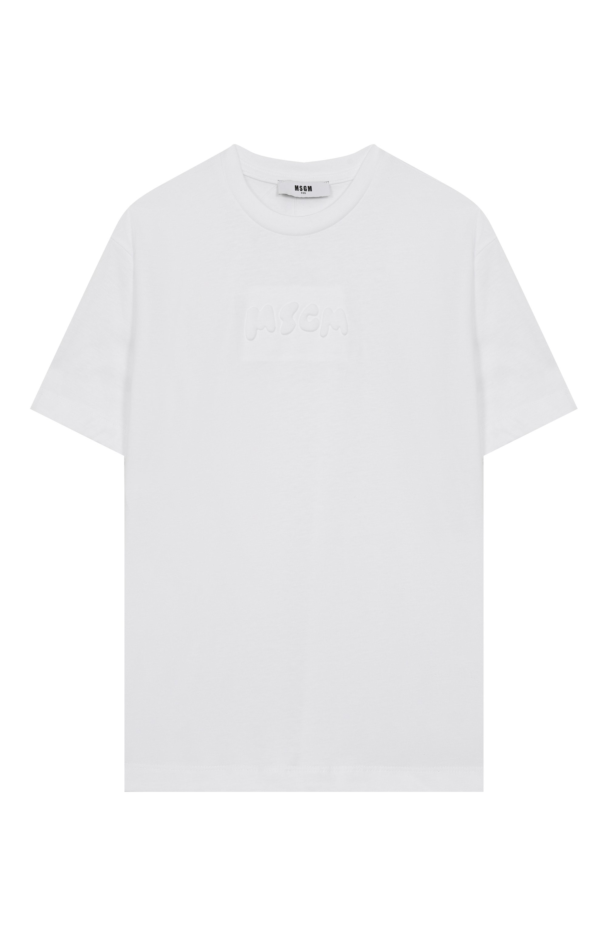 Хлопковая футболка MSGM KIDS, арт. F5MSJUTH009, фото 1