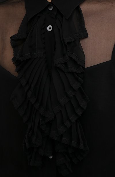 Шелковая блузка MAISON MARGIELA, арт. S29DL0190/S38057, фото 5