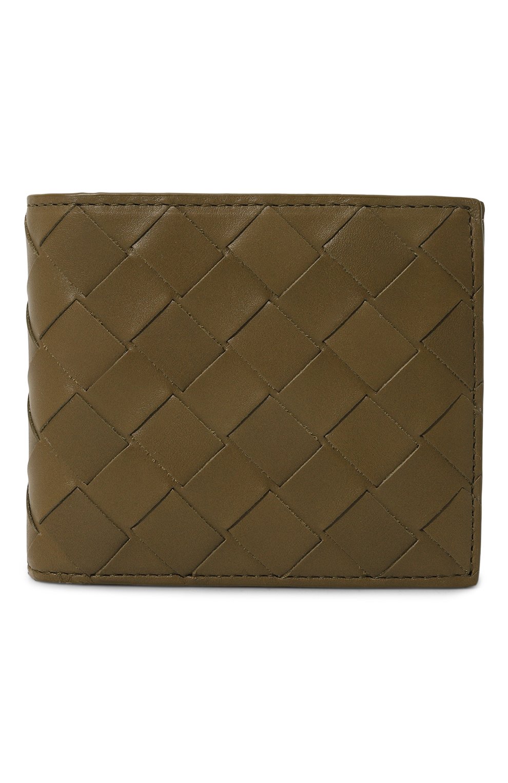 Кожаное портмоне BOTTEGA VENETA хаки цвета по цене 61550 руб., арт. 749412/VCPQ4, фото 1 Кожаное портмоне BOTTEGA VENETA, арт. 749412/VCPQ4, фото 1