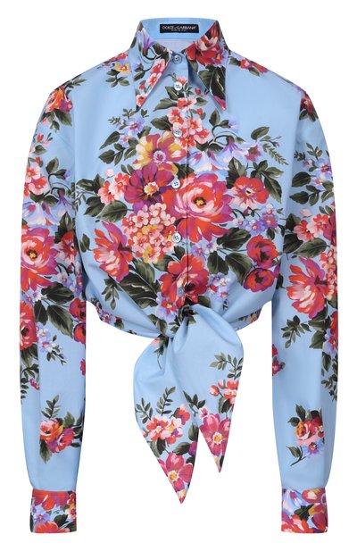 Хлопковая рубашка DOLCE & GABBANA, арт. F5T76T/HS5UU, фото 1