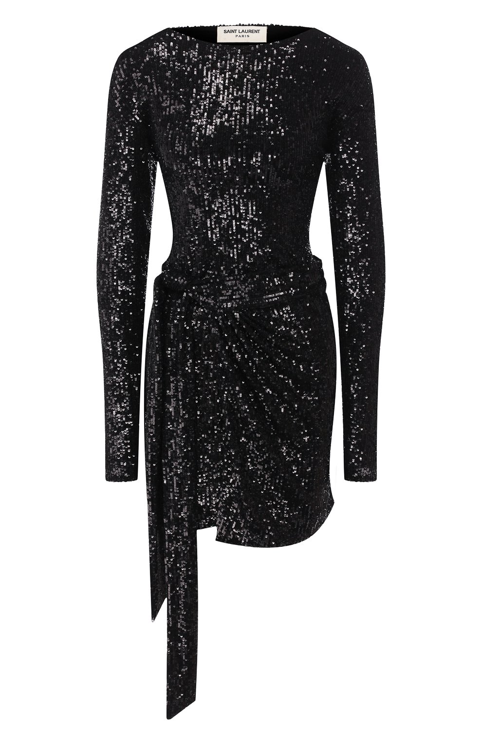 Платье с пайетками SAINT LAURENT, арт. 611960/YB0K2, фото 1