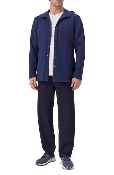 Мужская хлопковая рубашка KITON, арт. UMCPETEH0805210