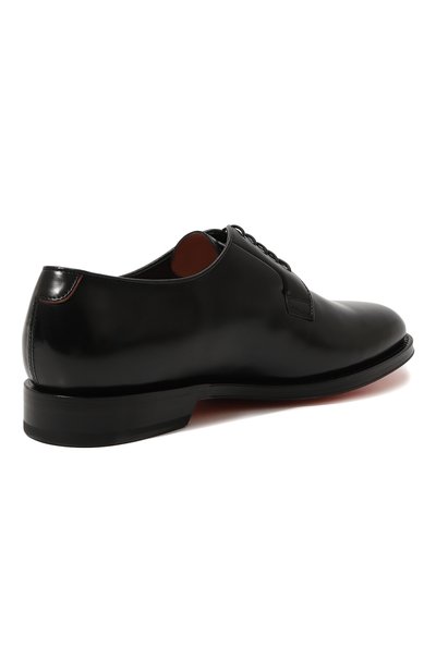 Кожаные дерби colin SANTONI черного цвета по цене 99500 руб., арт. MCCG17837PD5H0BR, фото 5 Кожаные дерби colin SANTONI, арт. MCCG17837PD5H0BR, фото 5