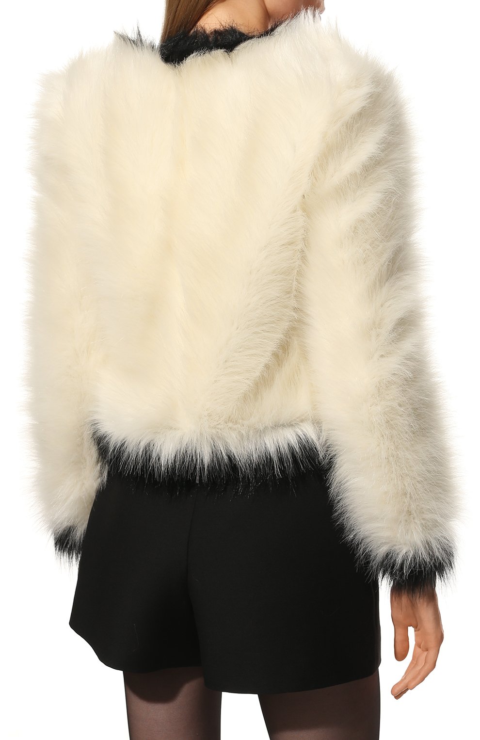 Жакет из экомеха SAINT LAURENT, арт. 676758/Y7D45, фото 4