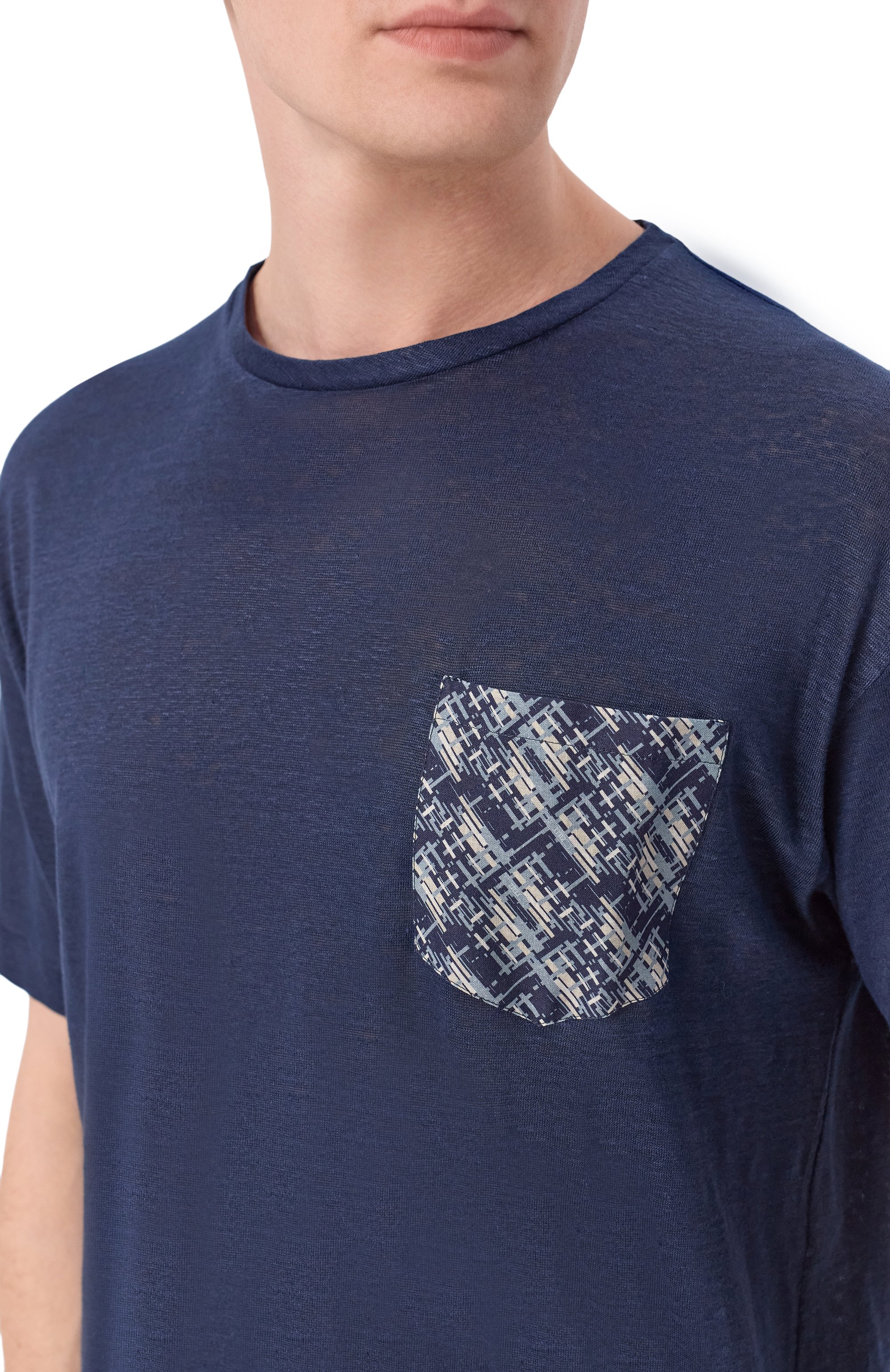 Льняная футболка ZILLI, арт. TSR03RM0900V00000, фото 5