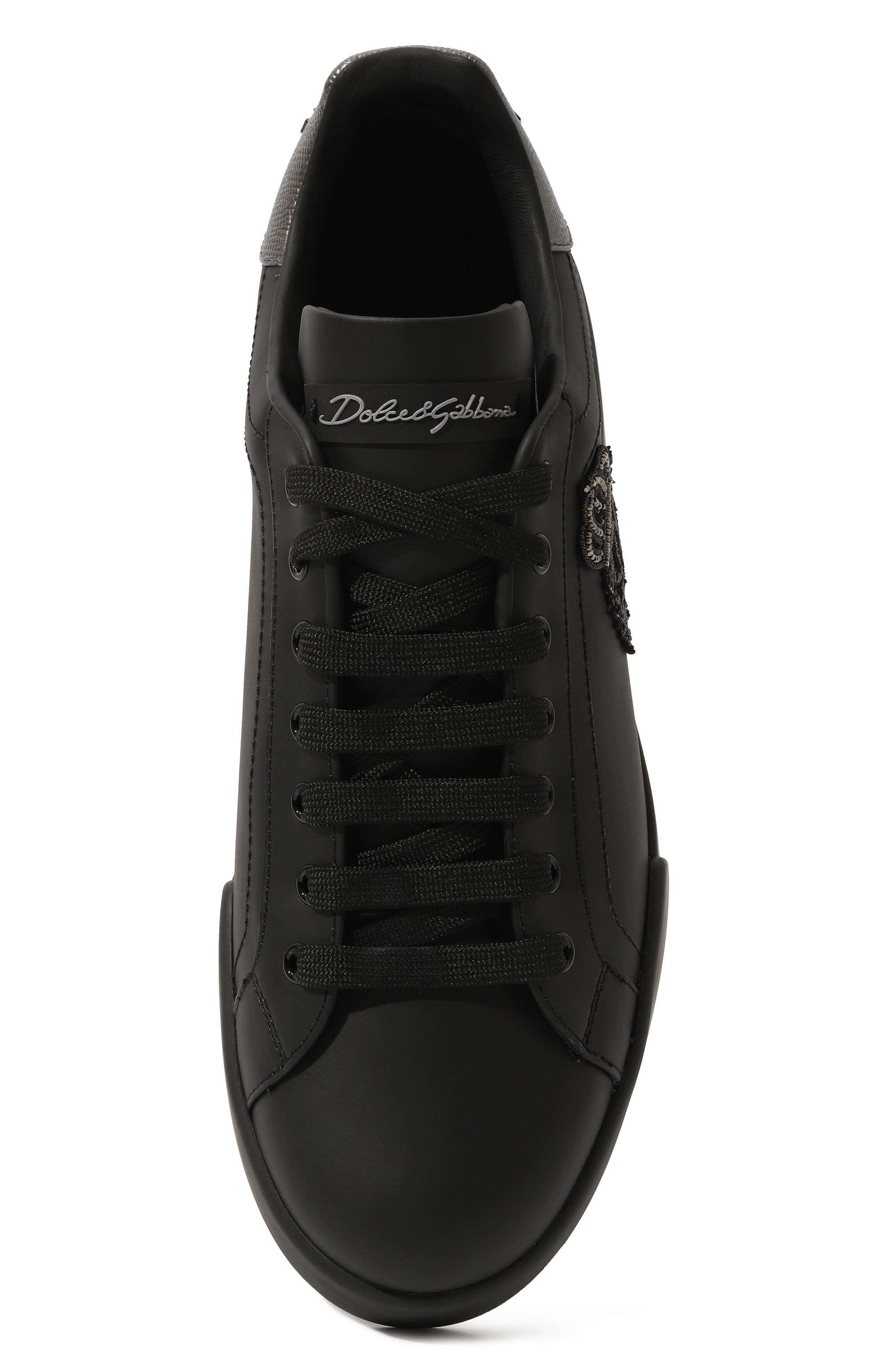 Кожаные кеды portofino DOLCE & GABBANA, арт. CS1761/AH164, фото 6