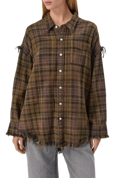 Хлопковая рубашка R13, арт. R13WR075-R607B, фото 3