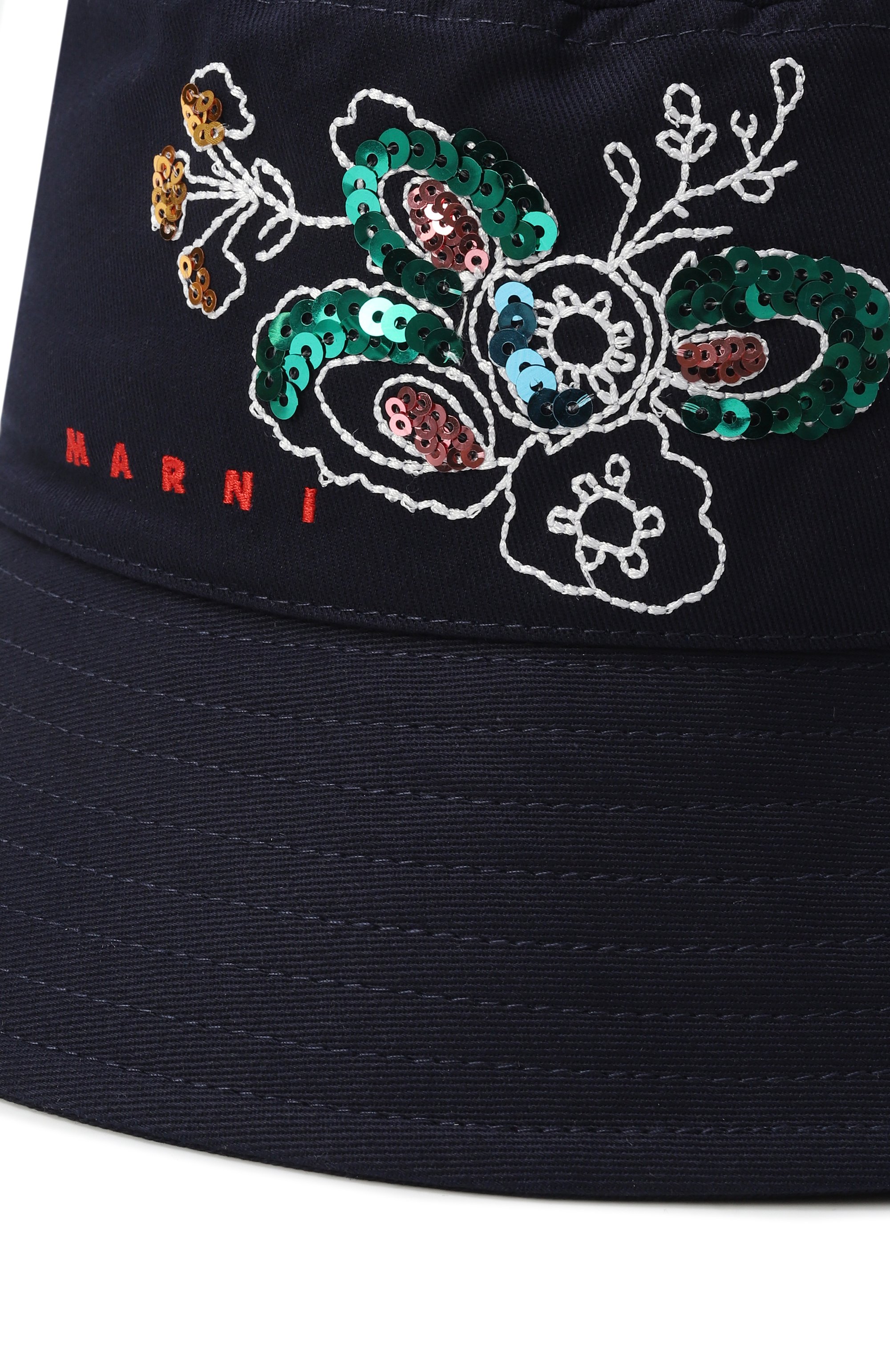 Хлопковая панама MARNI, арт. M01459/M00UF, фото 3