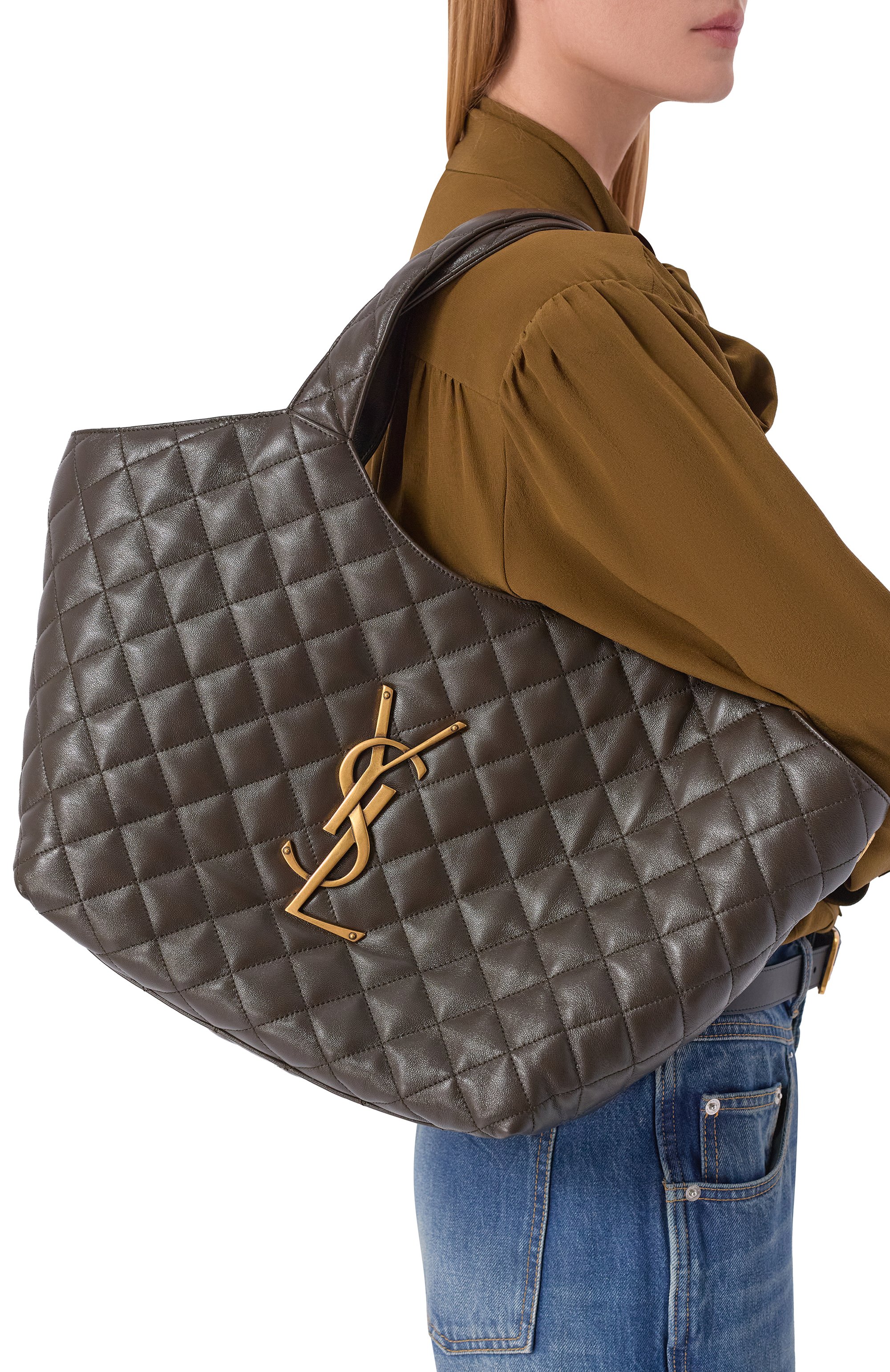 Сумка-тоут icare medium SAINT LAURENT, арт. 871494/AAANG, фото 2