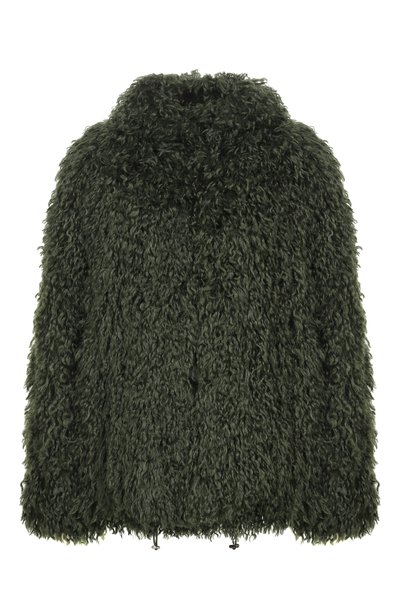 Женская шуба из экомеха EMPORIO ARMANI, арт. EW004261/AF24389