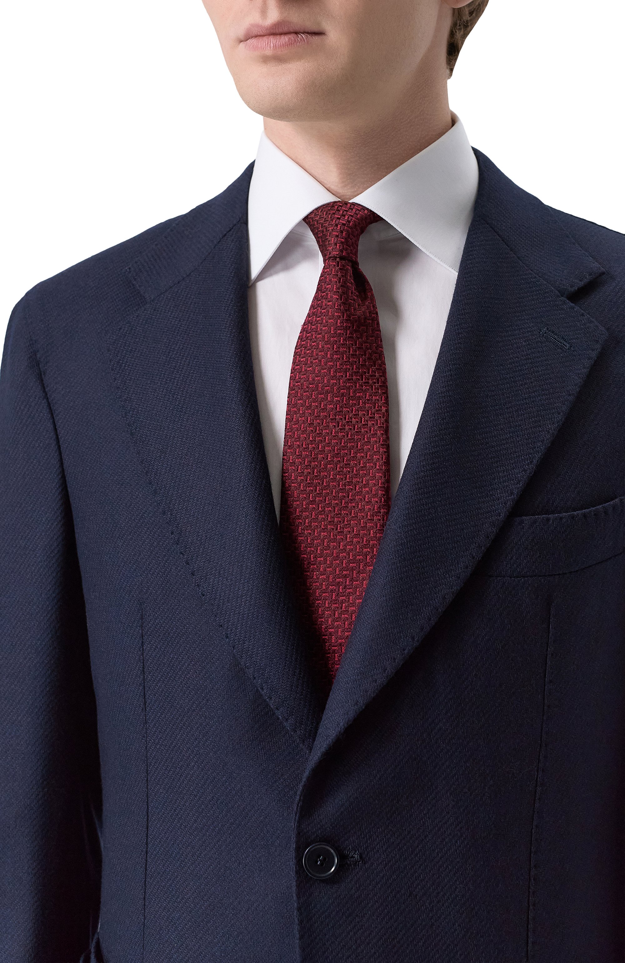 Шелковый галстук BRUNELLO CUCINELLI, арт. MX8630018, фото 2