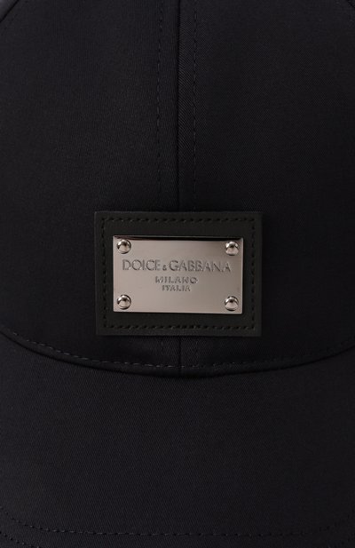 Хлопковая бейсболка DOLCE & GABBANA, арт. GH590A/GF421, фото 3