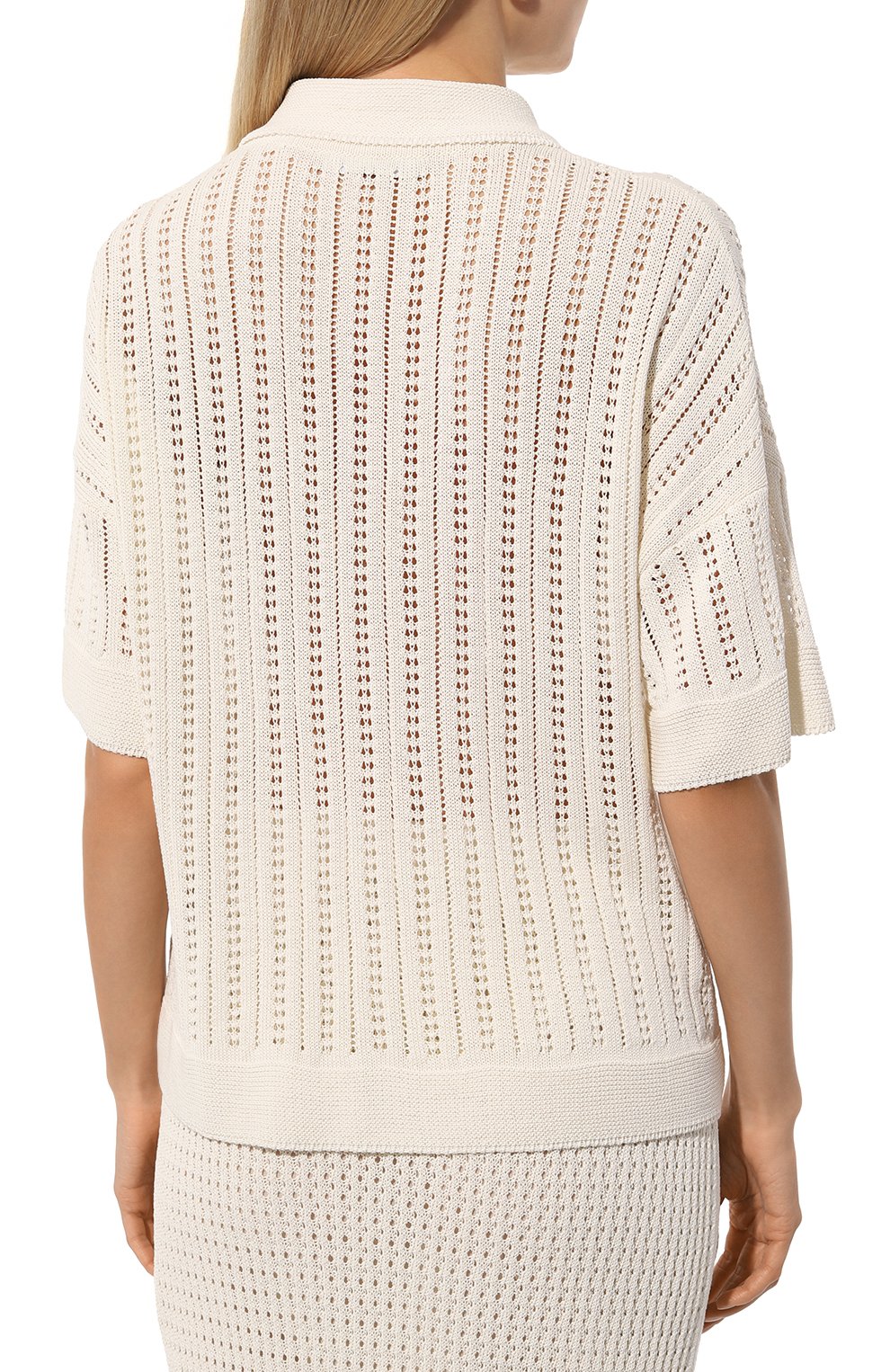 Рубашка из шелка и хлопка FREEAGE, арт. S24.JK077.6010.101, фото 4