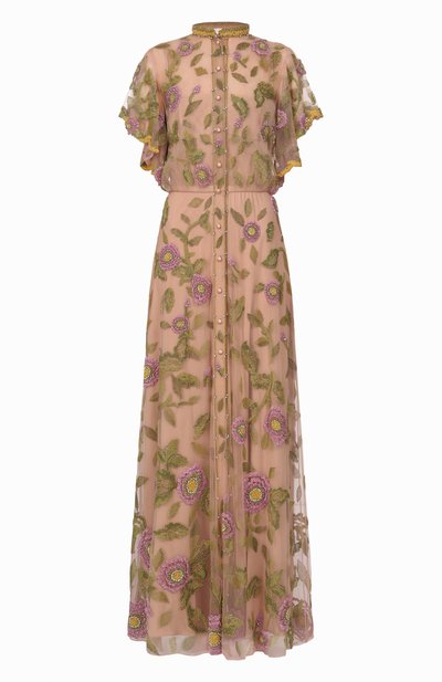 Женское платье с отделкой бисером VALENTINO, арт. 8B3VDMM5/1ED