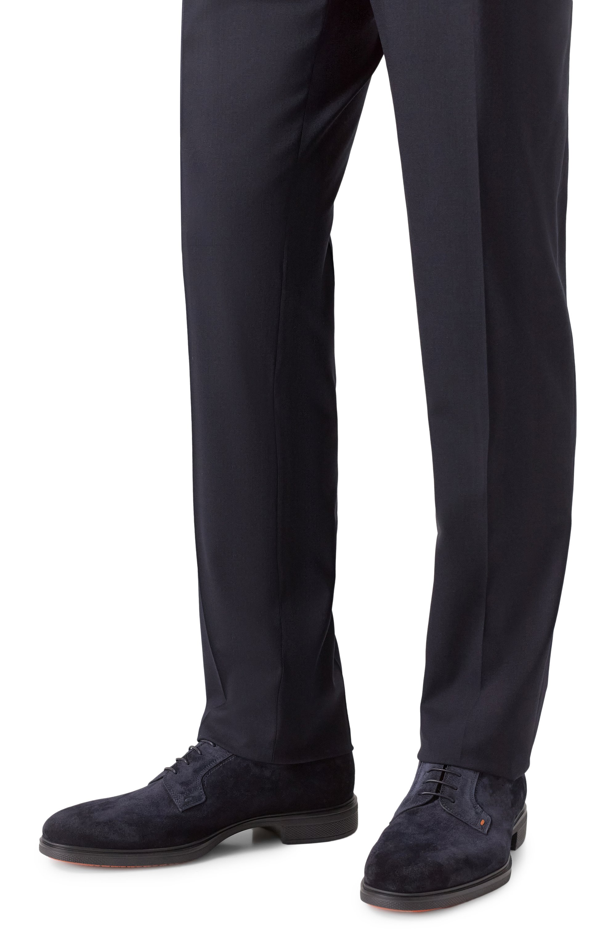 Замшевые дерби easy SANTONI, арт. MGEG19291NEAXGEX, фото 3