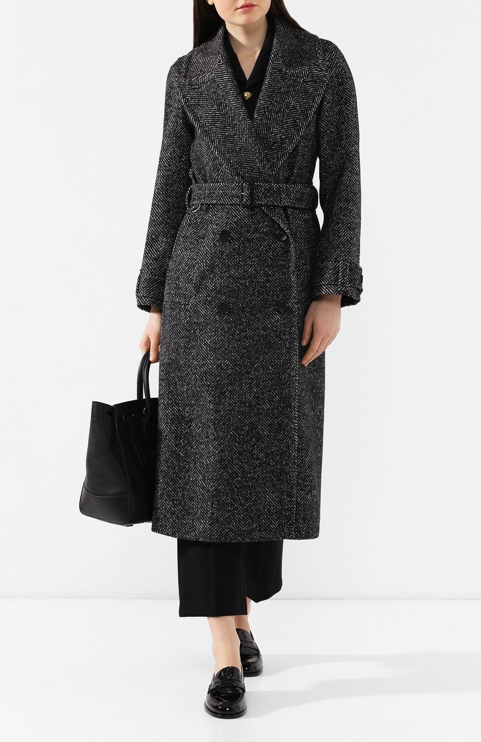 Пальто из смеси шерсти и шелка BURBERRY, арт. 8007416, фото 2