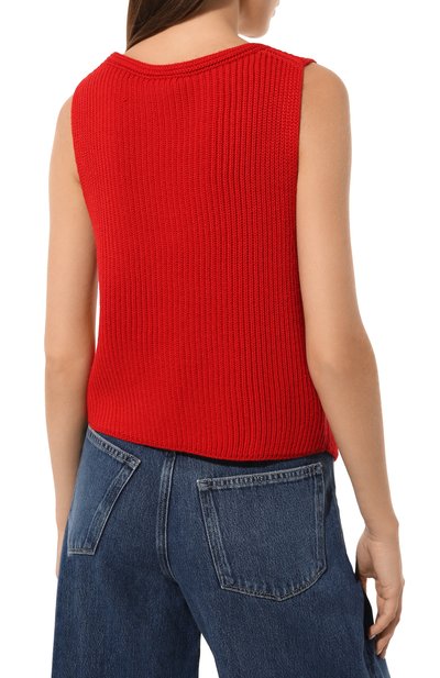 Жилет LESYANEBO красного цвета по цене 9600 руб., арт. LN08H-0301_FF, фото 4 Жилет LESYANEBO, арт. LN08H-0301_FF, фото 4