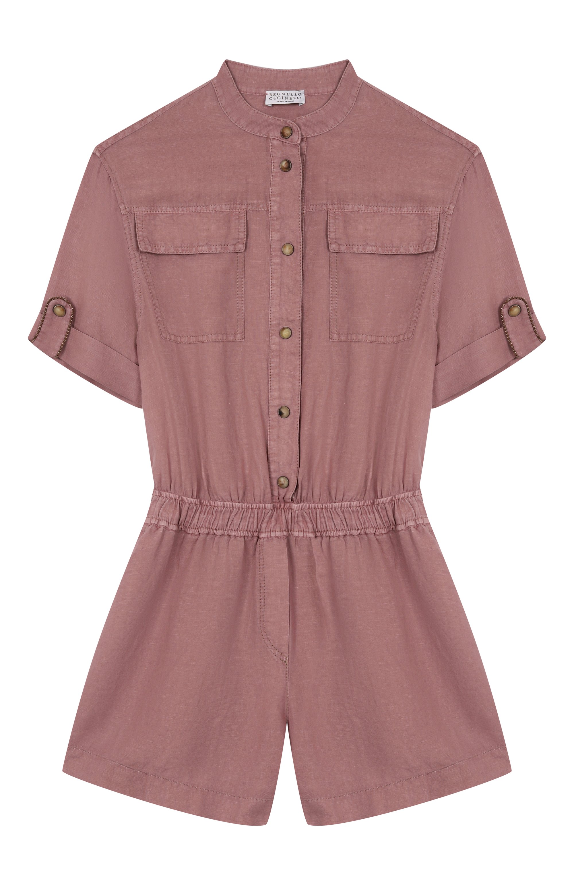 Комбинезон изо льна и вискозы BRUNELLO CUCINELLI, арт. BD698Q411B, фото 1