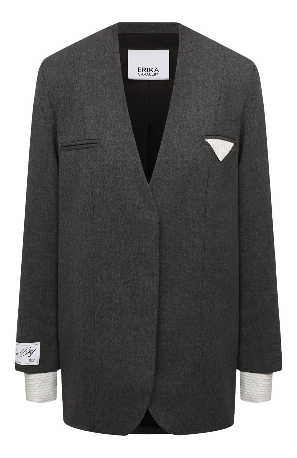 Шерстяной жакет ERIKA CAVALLINI, арт. P4WZ01, фото 1
