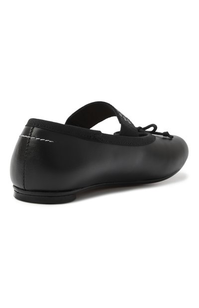 Кожаные балетки MM6, арт. 80972/28-35, фото 3