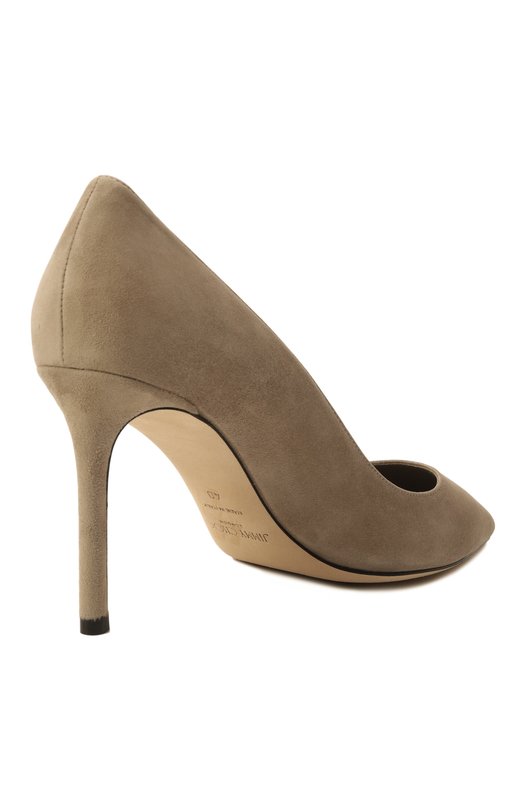 Замшевые туфли Romy 85 Jimmy Choo R0MY 85/KDU Бежевый  R0MY 85/KDU Фото 5